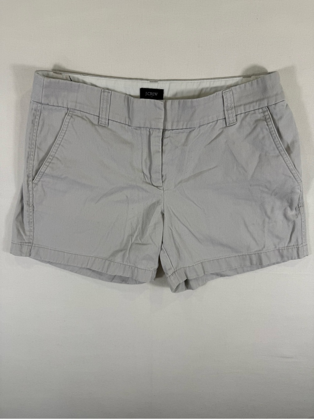 J. Crew Light Gray Cotton Bermuda Shorts